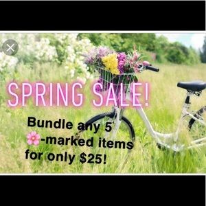 🌸 Ends today! 🌸 5/$25! 🌸 4/$20 🌸 3/$15 🌸